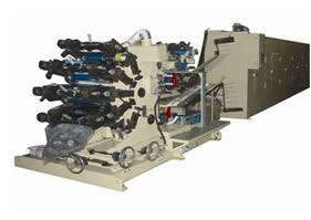 Seis color giratoria Impresora